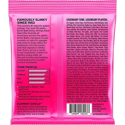 Ernie Ball Super Slinky Nickel Wound Electric Guitar Strings 3 Pack - 9-42 Gauge image 3