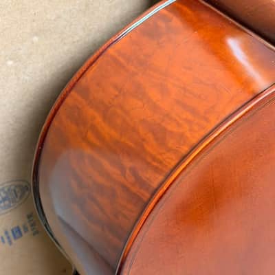 Yamaha VC3 4/4 Cello Outfit 2014 - Natural Poly Varnish (w/ Gig Bag & Bow) image 17