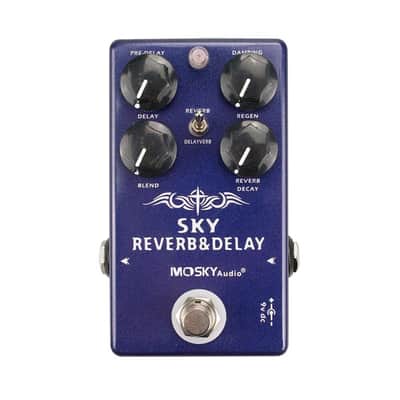 Mosky Audio Digital Delay & Reverb Guitar Effect Pedal 1300ms Delay (Price includes the import duty for US buyer) image 2