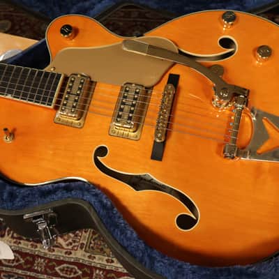 Gretsch Synchromatic Nashville Hollow Body Single-Cut with Bigsby 50's Orange Stain image 9
