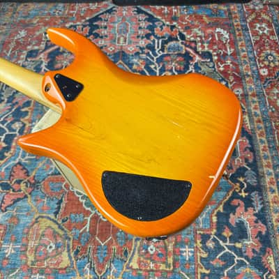 1980's Louis Johnson Trekker Bass USA by Dave Bunker Sunrise Burst image 8