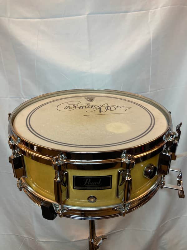 Pearl Carmine Appice's SIGNED 5x14" Maple Parallel Snare Drum (#6) 1980s - Maple image 1