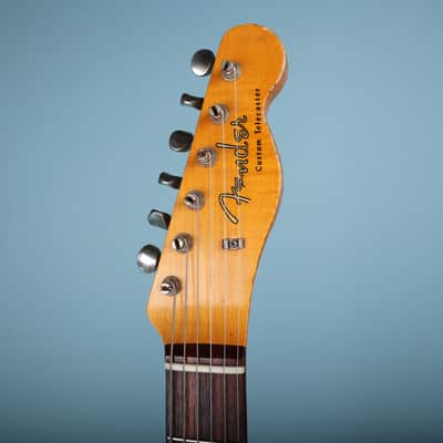 2020 Fender Custom Shop 60 HS Telecaster Custom Heavy Relic Sea Foam Green L.E. image 5