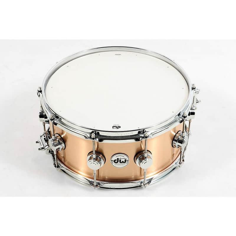 DW Collector's Series 3 mm Brushed Bronze Snare Drum Regular 14 x 6.5 in. image 1