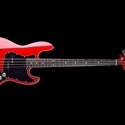 Fender Japan Aerodyne Jazz Bass 1995 - Old Candy Apple Red image 2