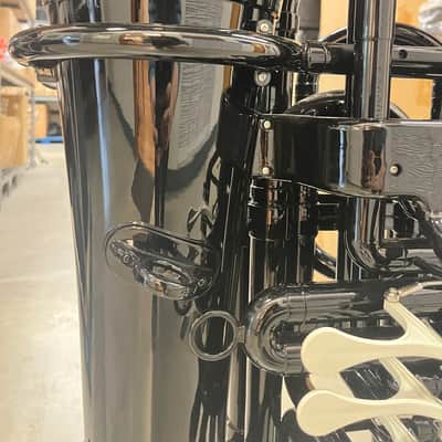 Coolwind CTU-200BK ABS Tuba, BBb, 4 Rotary valves, black, with bag, mouthpiece image 2
