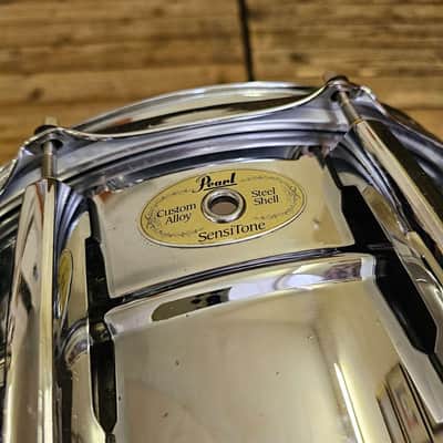 Immagine Snare Drum 14" Pearl Sensitone Steel USED! RKSKP150826 - 2