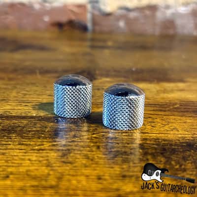 Squier P-Bass Knobs- Set of 2 (2010s - Chrome) image 3