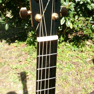 2013 K Yairi WY-1 Electric Acoustic Guitar with cutaway+K Yairi Hard Case image 5