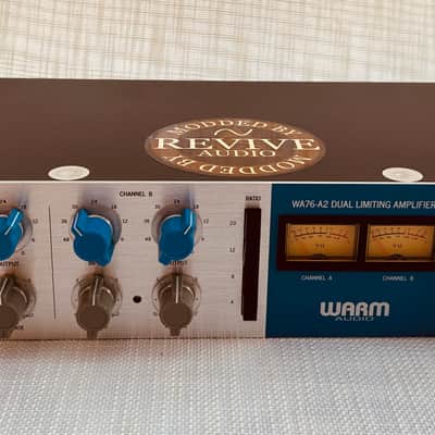 Warm Audio WA76-A2 Stereo Blue Stripe FET Compressor | Revive Audio Mod | Mint | Orig. Box | Upgraded Knobs image 9