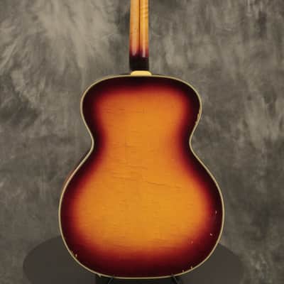 original 1965 Guild F-50 Navarre flattop Sunburst image 20