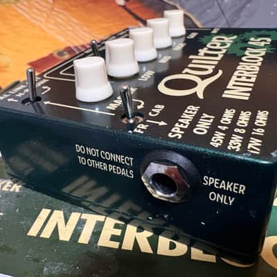 Quilter Interblock 45 45-Watt Guitar Head Pedal 2018 - Black image 5