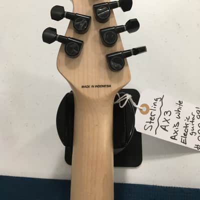 Sterling AX3 Axis Electric Guitar - White image 6