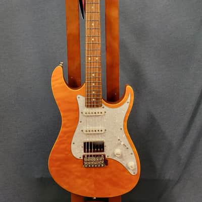 Tagima Stella DW-TAMB Electric Guitar - Transparent Amber image 9