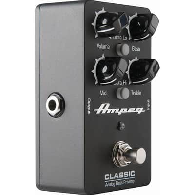 AMPEG CLASSIC ANALOG BASS PREAMP EFFETTO PREAMPLIFICATORE A PEDALE PER BASSO CON EQUALIZZATORE 3 BANDE image 2