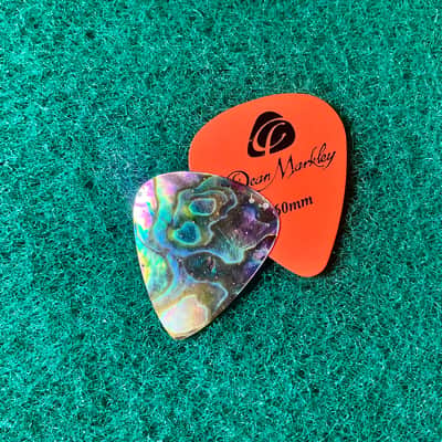 Abalone seashell guitar pick-0.5mm, classic size & shape… by BeachSidePicks image 3