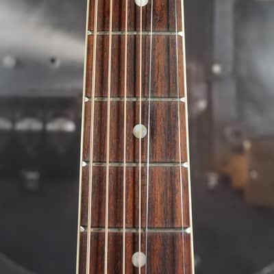 Crescent YMG PK - Pink Burst Cutaway Acoustic Guitar image 4