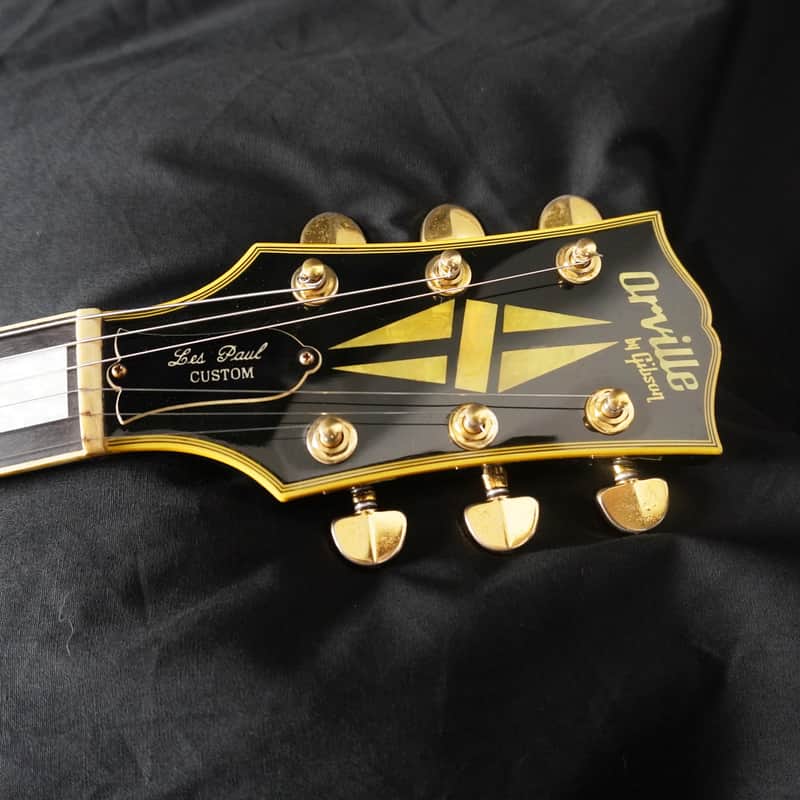 RARE Orville by Gibson LPC-57B Les Paul Custom '57 Reissue – Black