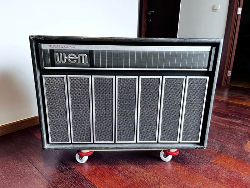 1960s WEM 2x12" Starfinder with 1973 Fane Crescendo 12As image 1