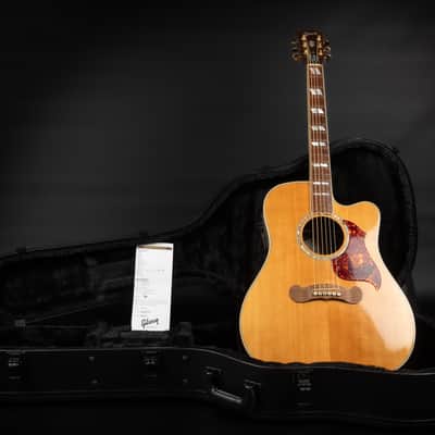 2017 Gibson Songwriter Deluxe Studio EC Rosewood - Antique Natural | USA All Solid Dreadnought Acoustic Guitar Pickup Cutaway | CoA OHSC image 1