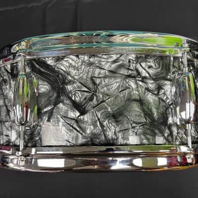 Slingerland Snare Drum 1960s - Black Diamond Pearl image 7