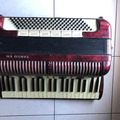 Hohner Tango VM 120 bass Bordeaux image 6