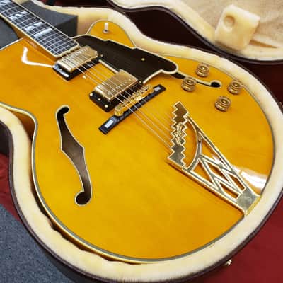 D'Angelico NYL-2DH  Blonde With Case image 1