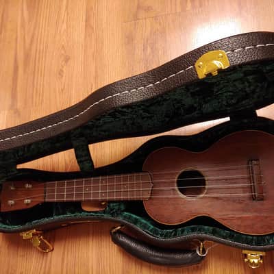 Early 20's Martin Style 1 Mahogany Soprano Ukulele with Deluxe Guardian O44 Case  1920s Mahogany image 11
