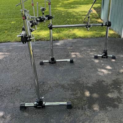 Gibraltar 2 sided Curved Drum Rack with Boom Arms Tom Arms Memory Locks image 3