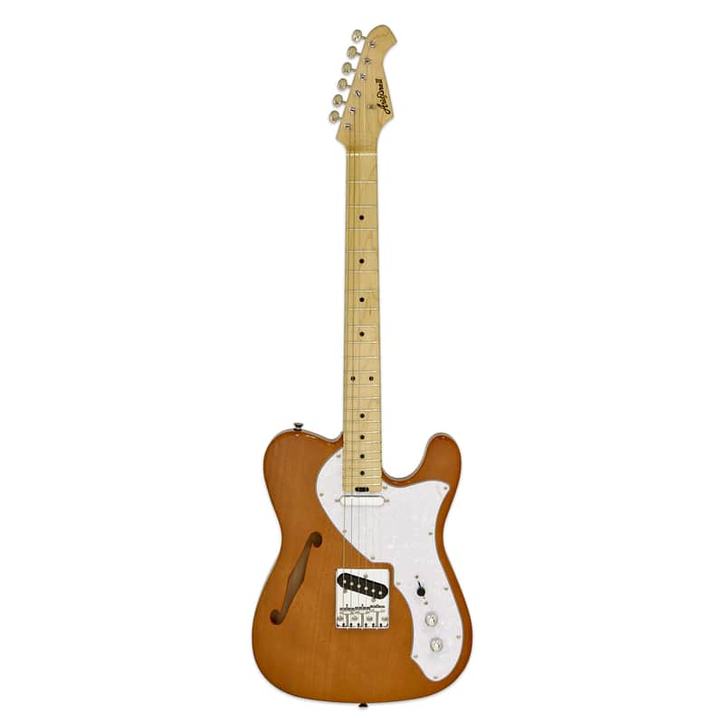 Aria Modern Classic Semi Hollow Tele Style Natural image 1