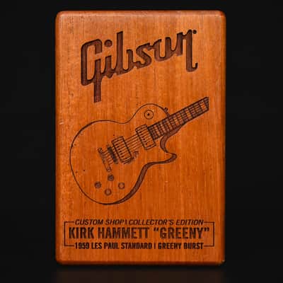 Gibson Kirk Hammett "Greeny" Collector's Edition Brazilian 1959 Les Paul Standard Reissue Sunburst Murphy Lab Limited to 50 Worldwide image 8