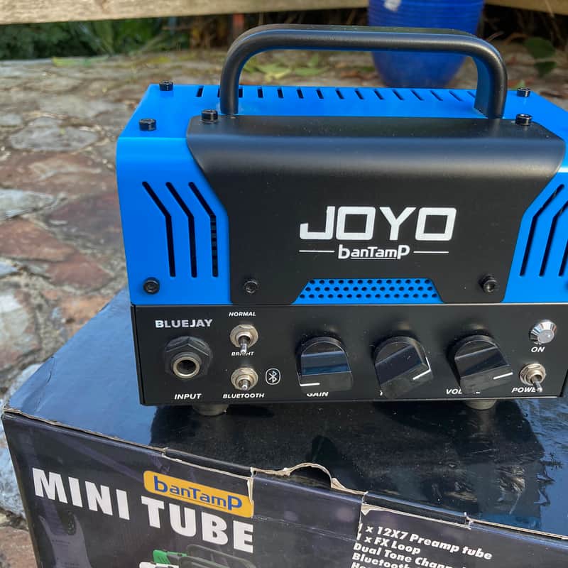 2010s Joyo BanTamP Bluejay 20-Watt Tube Guitar Head Blue