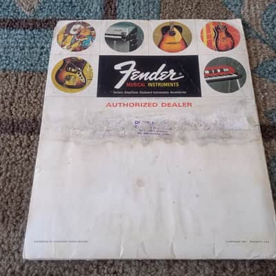 Vintage 1967 Fender Student Lesson Folder! Extremely Rare, Original Case Candy! image 6