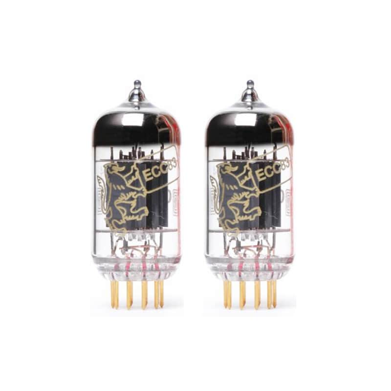 New 2x Genalex Gold Lion 12AX7 / ECC83 | Pair / Duet / Two Tubes | Free Ship image 1