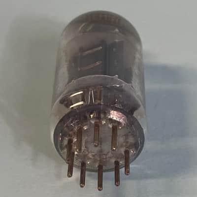 1950s RCA 12AU7 ECC82 Strong Vintage Long Black Plate D Getter Preamp Tube! T151 image 4