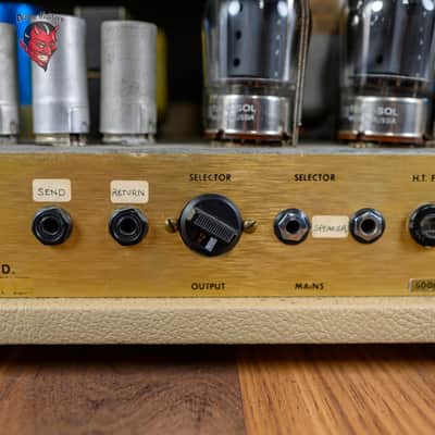 Marshall JMP Model 1987 Lead MKII 50 Watt Guitar Head 1976 Fawn image 9