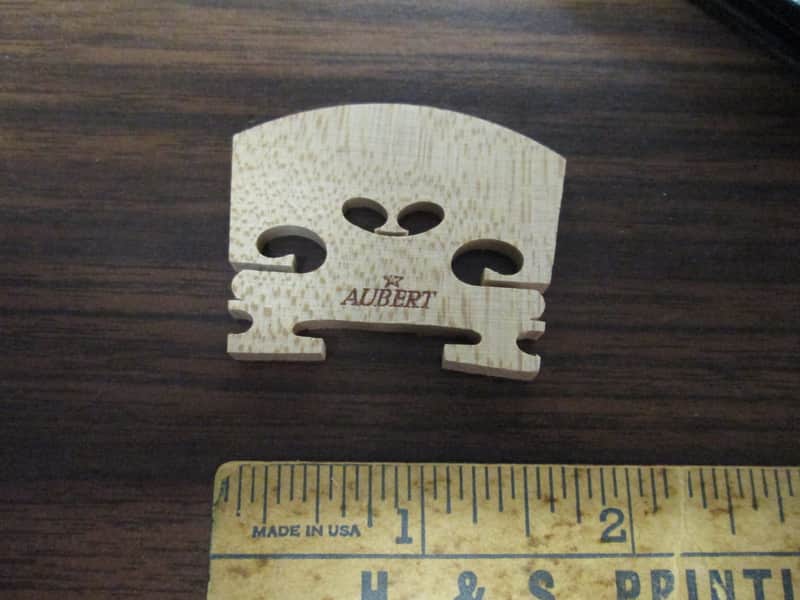 2 PACK of Aubert Violin Bridge Unfitted size 3/4 2010s New Old Stock image 1