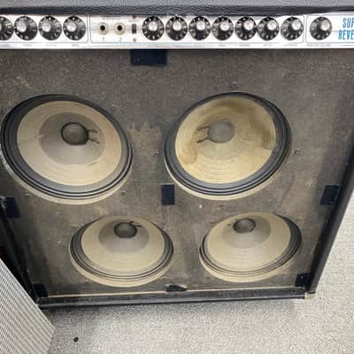 Fender Super Reverb 2-Channel 40-Watt 4x10" Guitar Combo 1978 - Silverface image 22