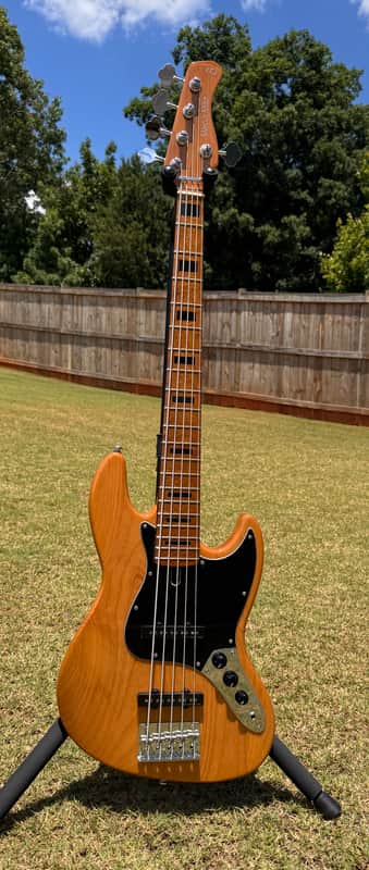 Sire Marcus Miller V5 Alder 5-string Bass Guitar - Natural 2025 - Natural image 1
