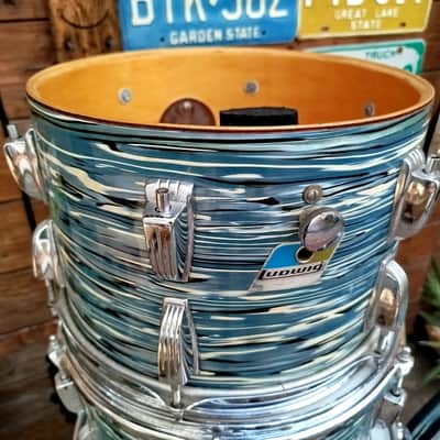 Ludwig Big Beat 1978/79, Blue Oyster Pearl. image 10