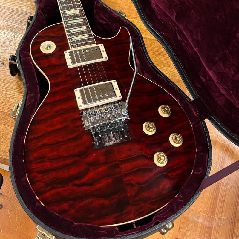 Gibson Custom Shop Alex Lifeson Rush 40th Anniversary Les Paul Axcess Quilted Ruby Red R40 image 1