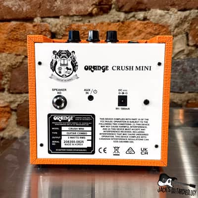 Orange Crush Mini 3-Watt Solid State Combo Amp *NEW* (2026 - Orange) image 2