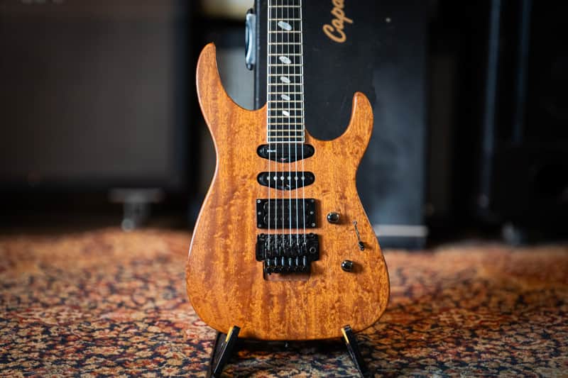 Caparison Dellinger – Natural – Mahogany – Original Electronics – w/ Original Hardshell Case image 1