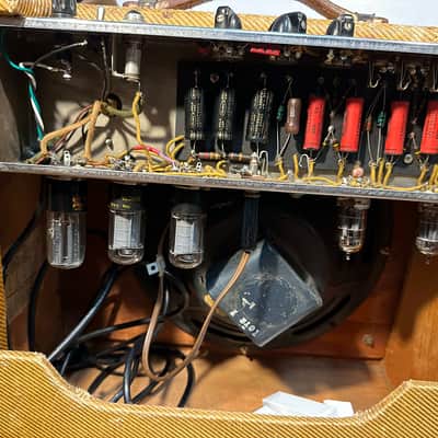 Fender Deluxe Amp with Original Cover 1x12" 1954 - 1960 - Tweed image 21
