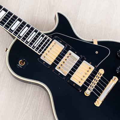 1981 Gibson Les Paul Custom Black Beauty 3 Pickup Ebony w/ Tim Shaw & T Tops, Case image 7