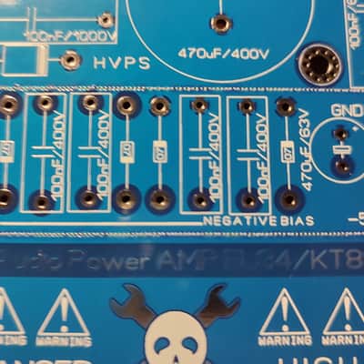 Tube Stereo Amplifier 2xEL34 PP / 35Wrms ReDesign PCB (Elektor) All In One PCB image 9