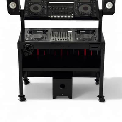 Apache Workbench DJ Booth W/ Speaker Kit and CDJ Rack image 9