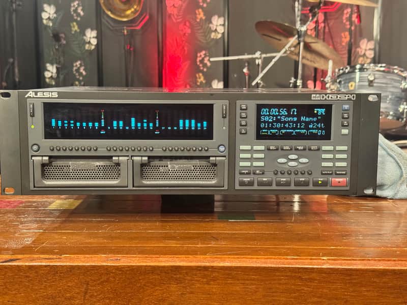 Alesis HD24 Rackmount 24-Track Hard Disk Audio Recorder 2010s - Black image 1