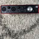 Focusrite Scarlett 2i4 2nd Gen USB Audio Interface 2016 - 2018 - Red / Black