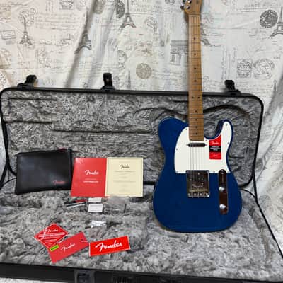 2019 Fender American Professional Telecaster Limited Roasted Neck Sapphire Blue Transparent Light Ash Body ONLY ONE ON THE ENTIRE INTERNET!! image 1